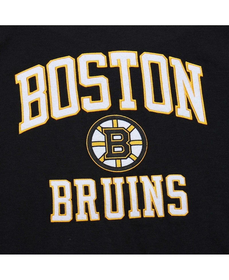 Mitchell & Ness Men's Black Boston Bruins Legendary Slub T-Shirt
