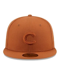 New Era Men's Brown Chicago Cubs Spring Color 59FIFTY Fitted Hat