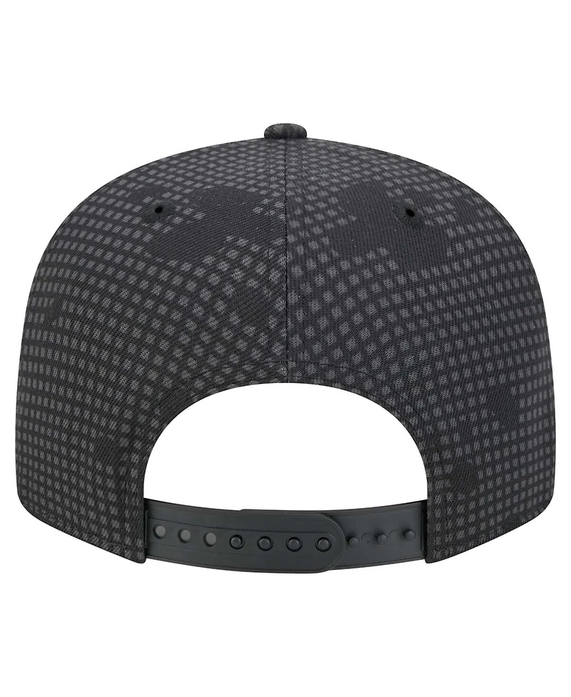 New Era Men's Black Cincinnati Bengals Midnight Ink Pop Outline 9FIFTY Snapback Hat