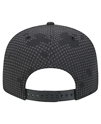 New Era Men's Black Cincinnati Bengals Midnight Ink Pop Outline 9FIFTY Snapback Hat