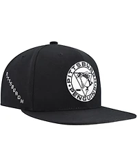 Mitchell & Ness Men's Black Pittsburgh Penguins Team Snapback Hat