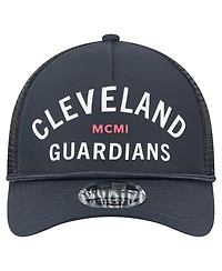 New Era Men's Navy Cleveland Guardians Minimalist 9FORTY A-Frame Adjustable Hat