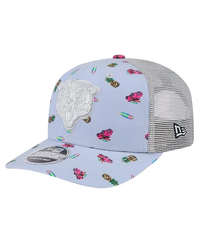 New Era Men's Light Blue Chicago Bears Adventure Surfboard 9SEVENTY Adjustable Hat