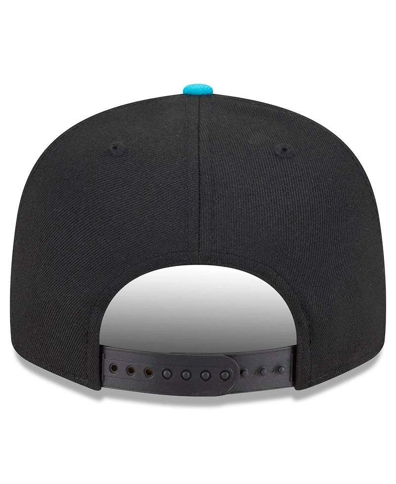 New Era Men's Black/Pink Miami Marlins 2025 City Connect 9FIFTY Snapback Hat