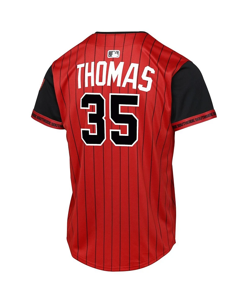 Outerstuff Big Boys and Girls Frank Thomas Red/Black Chicago White Sox 2025 City Connect Limited Player Jersey