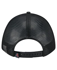 New Era Men's Black Arizona Diamondbacks Minimalist 9FORTY A-Frame Adjustable Hat