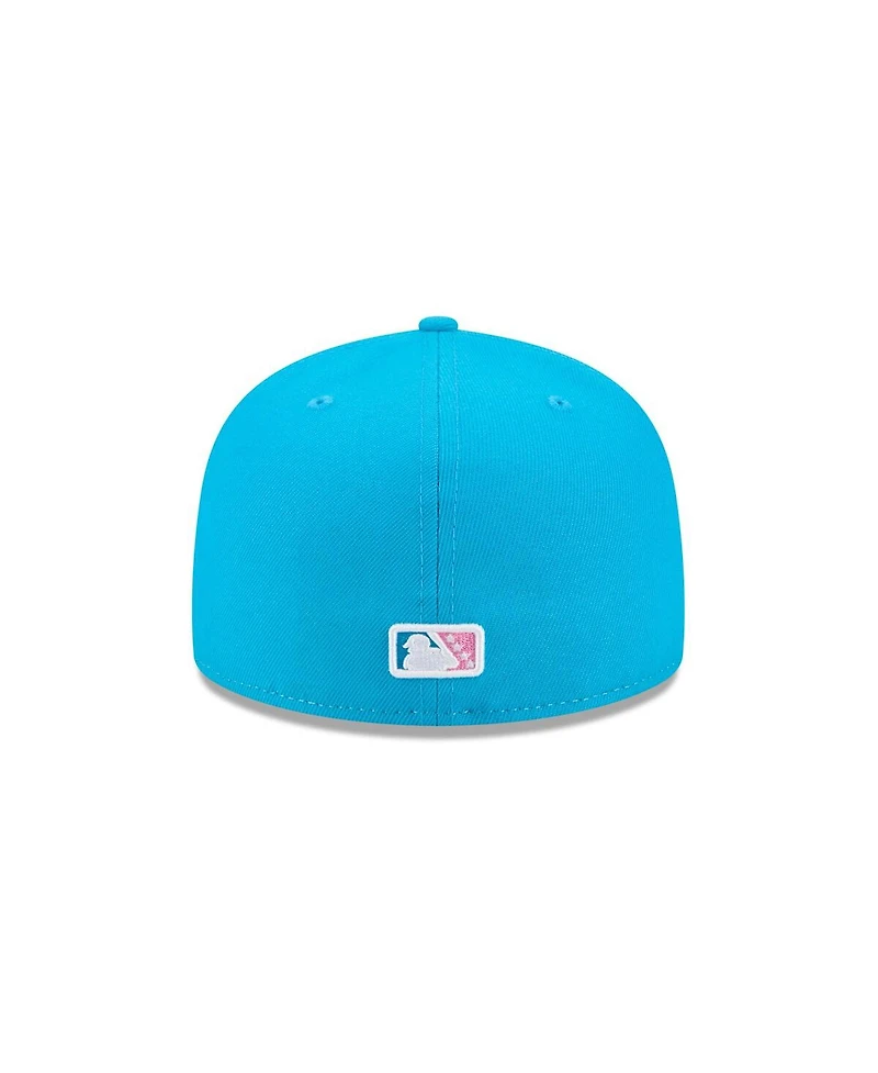 New Era Men's Pink Jacksonville Jumbo Shrimp Theme Nights 59FIFTY Fitted Hat