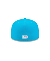 New Era Men's Pink Jacksonville Jumbo Shrimp Theme Nights 59FIFTY Fitted Hat