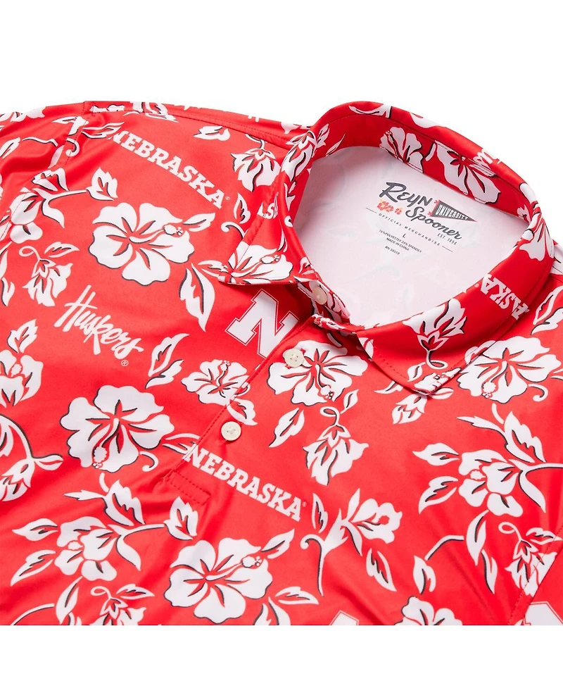 Reyn Spooner Men's Scarlet Nebraska Huskers Performance Polo Shirt