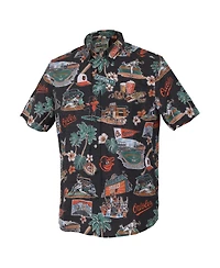 Reyn Spooner Men's Black Baltimore Orioles Scenic Tri-Blend Button-Down Shirt