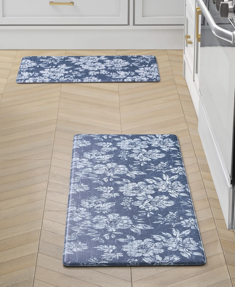 Laura Ashley Iris Anti-Fatigue 2-Pc. Wellness Mats