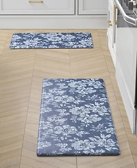 Laura Ashley Iris Anti-Fatigue 2-Pc. Wellness Mats
