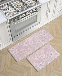 Laura Ashley Iris Anti-Fatigue 2-Pc. Wellness Mats