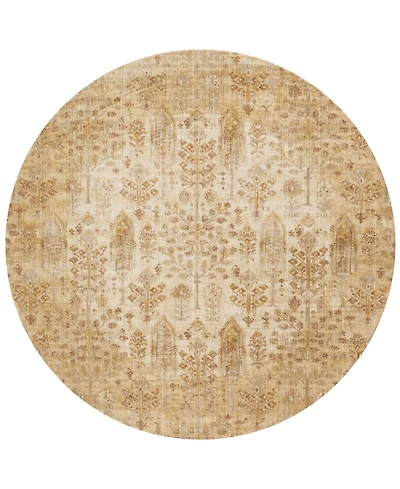 Closeout! Loloi Anastasia Af-11 Antique Ivory 5'3" Round Rug