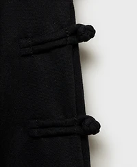 Mango Women's Linen-Blend Straight Skirt