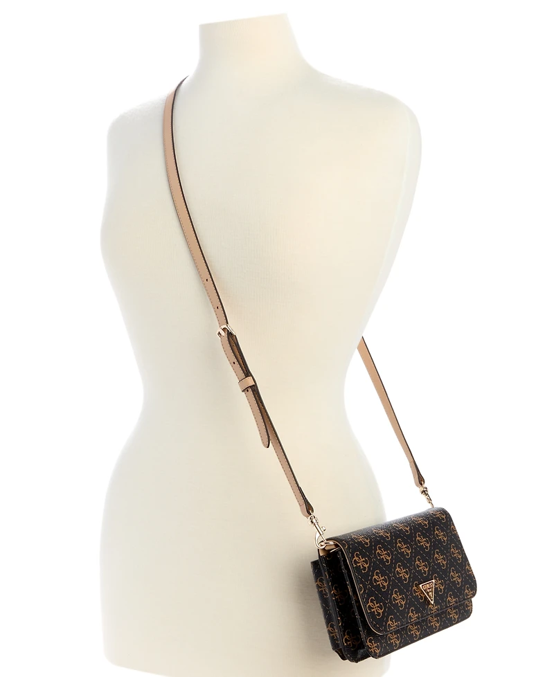 Guess Noelle Ii Logo Crossbody Flap Bag