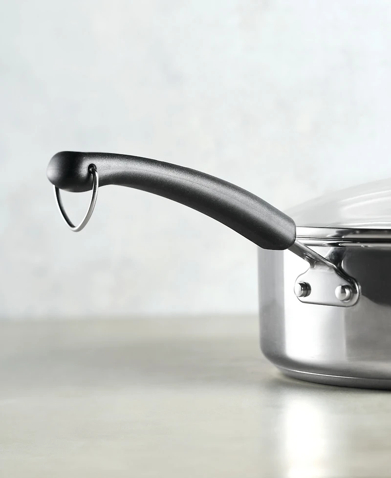 Farberware Brilliance 6-Qt. Stainless Steel Saute Pan & Lid