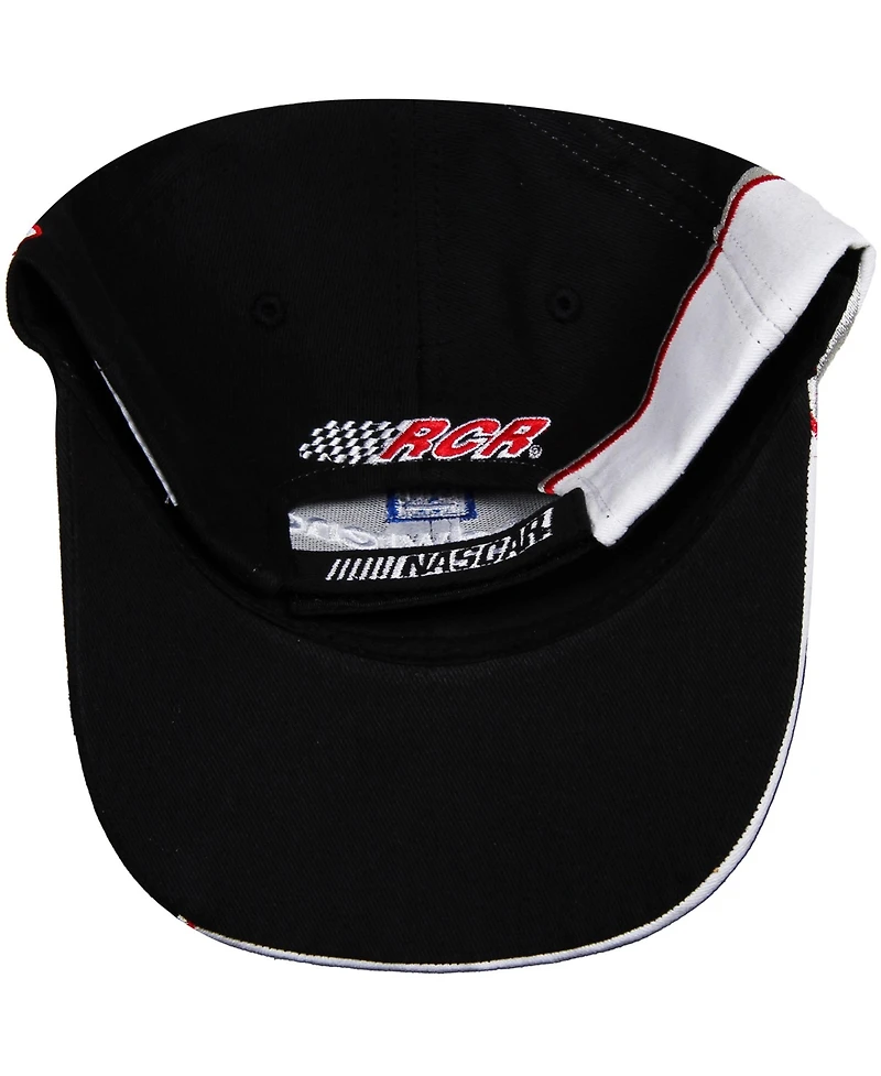 Checkered Flag Sports Men's Black/White Dale Earnhardt Good Wrench Reverse Swoosh Adjustable Hat