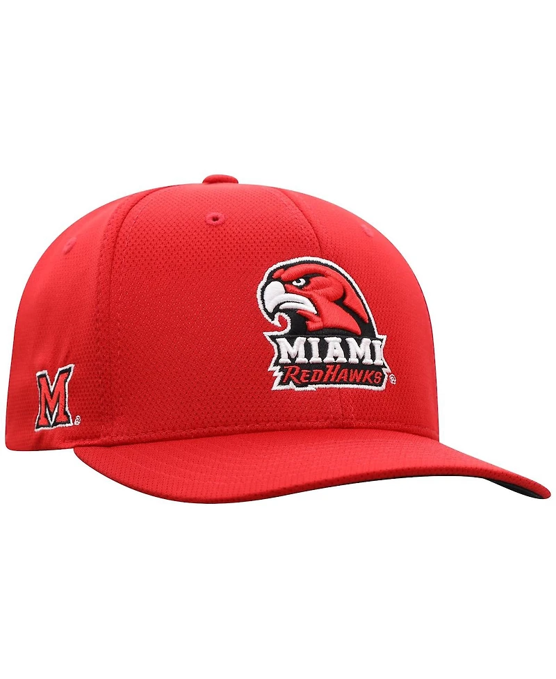 Top of the World Men's Red Miami University RedHawks Reflex Performance Flex Hat
