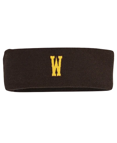 Top of the World Men's Brown Wyoming Cowboys Team Logo Knit Headband