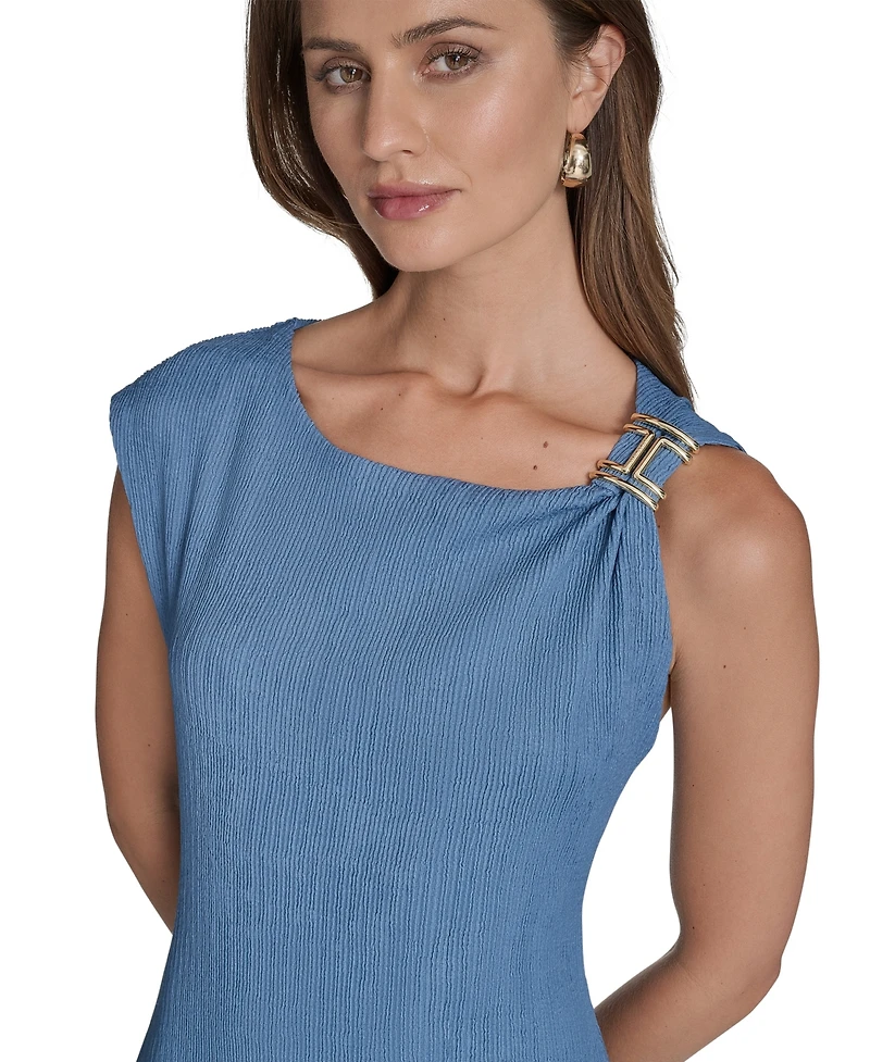 Halston Women's Hardware-Trim Sheath Dress