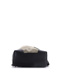 Pre-Owned Hermes Allback Backpack Bivouac Toile with Leather