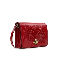 Patricia Nash Mabilia Leather Flap Crossbody
