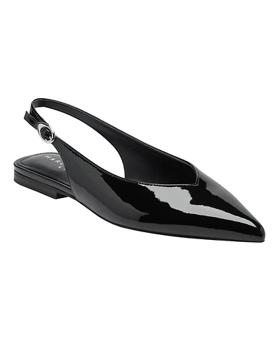 Marc Fisher Ltd Women's Gabra Pointy Toe Slingback Flats
