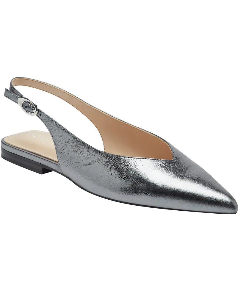 Marc Fisher Ltd Women's Gabra Pointy Toe Slingback Flats