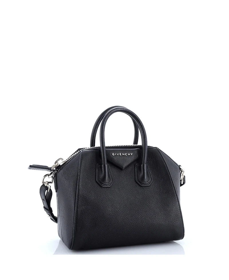 Pre-Owned Givenchy Mini Antigona Bag Leather