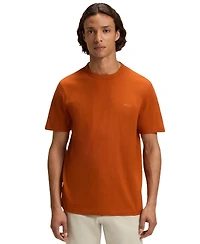 Boss by Hugo Men's Slub-Cotton Logo Detail T-Shirt