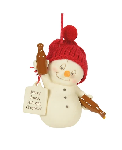Department 56 Merry Drunk Christmas Ornament