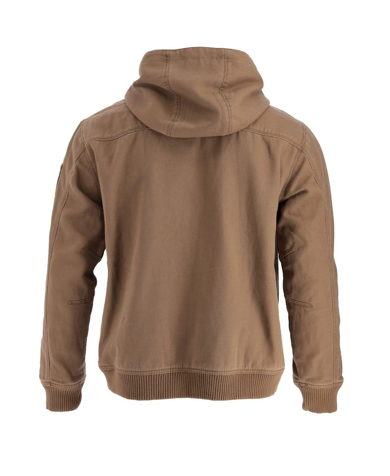 Thorogood Men's Heritage Stone Washed Canvas Hooded Bomber Jacket