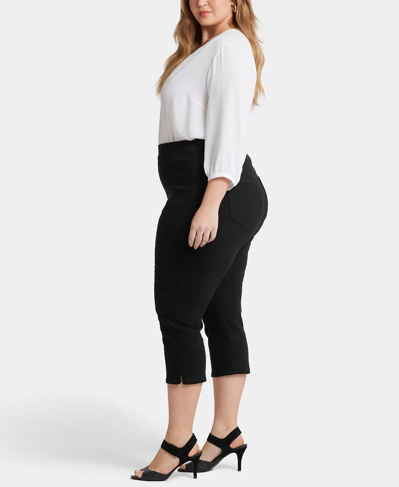 Nydj Plus Dakota Crop Pull-On Jeans