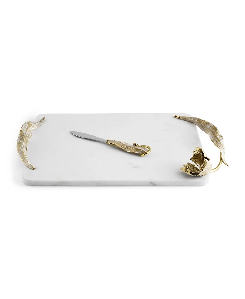 Michael Aram Tulip Cheese Board with Knife