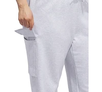 adidas Plus Essentials Fleece Logo Cargo Pants