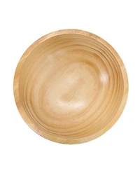 MegaChef 7 Inch Bamboo Wood Serving Bowl