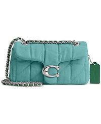 Coach Quilted Tabby Small Denim Shoulder Bag 20