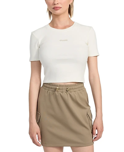 Guess Women's Carla Short-Sleeve Knit Top