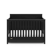 Graco Hadley 5-in-1 Convertible Crib with Drawer (Black)