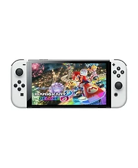 Nintendo Switch Oled Console Mario Kart 8 Bundle with Princess Peach: Showtime!, Nintendo $20 eShop Gift Card, MightySkins Console and Controller Skin