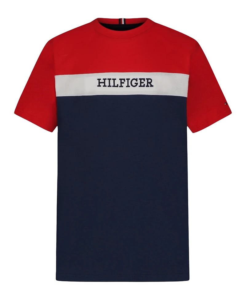 Tommy Hilfiger Little and Toddler Boys Horizontal Short Sleeve T-Shirt