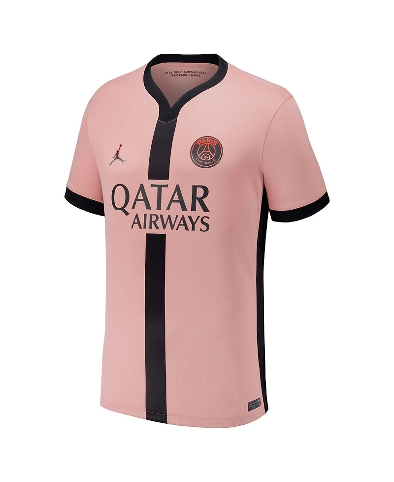 Nike Big Boys and Girls Khvicha Kvaratskhelia Pink Paris Saint-Germain 2024/25 Third Replica Player Jersey