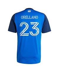 Adidas Men's Luca Orellano Blue Fc Cincinnati 2025 Orange and Legacy Kit Replica Player Jersey