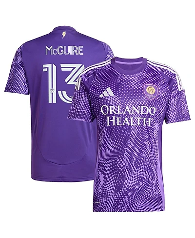 Adidas Men's Duncan McGuire Purple Orlando City Sc 2025 Perfect Storm Replica Player Jersey