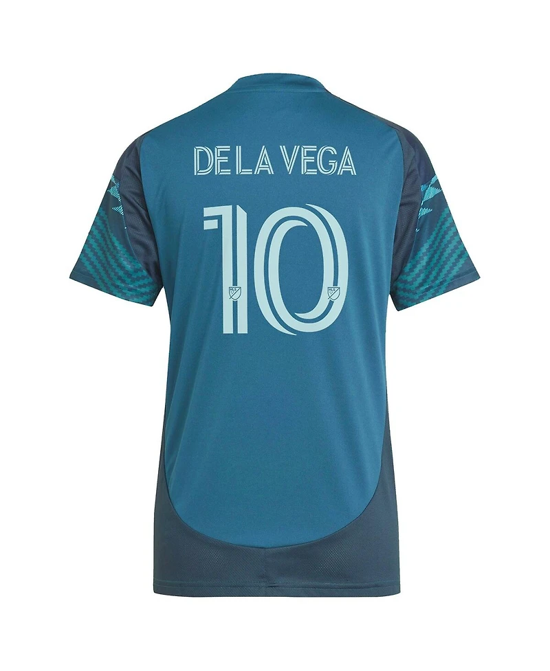 Adidas Women's Pedro de la Vega Blue Seattle Sounders Fc 2025 The Salish Sea Kit Replica Player Jersey