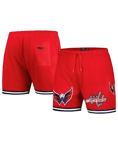 Pro Standard Men's Red Washington Capitals Classic Mesh Shorts
