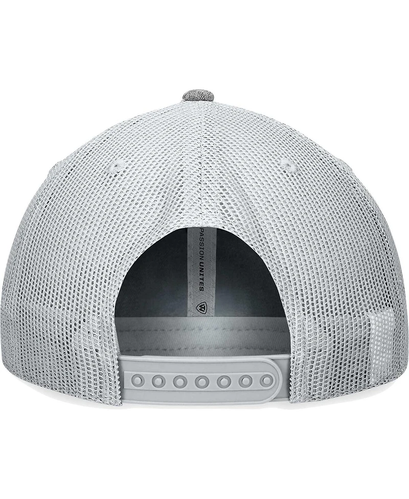 Top of the World Men's Heather Gray Alabama Crimson Tide Essential Trucker Adjustable Hat