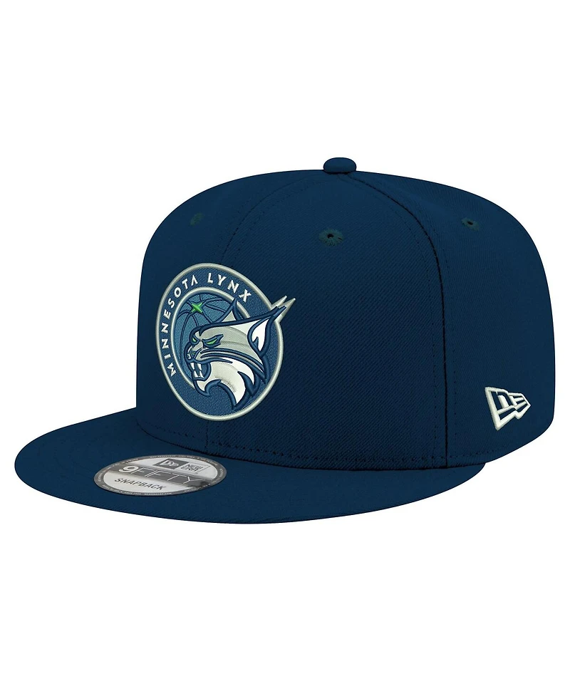 New Era Men's and Women's Navy Minnesota Lynx Logo 9FIFTY Snapback Hat