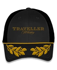 Jr Motorsports Official Team Apparel Men's Black/Gold Justin Allgaier Traveler Whiskey Trucker Adjustable Hat